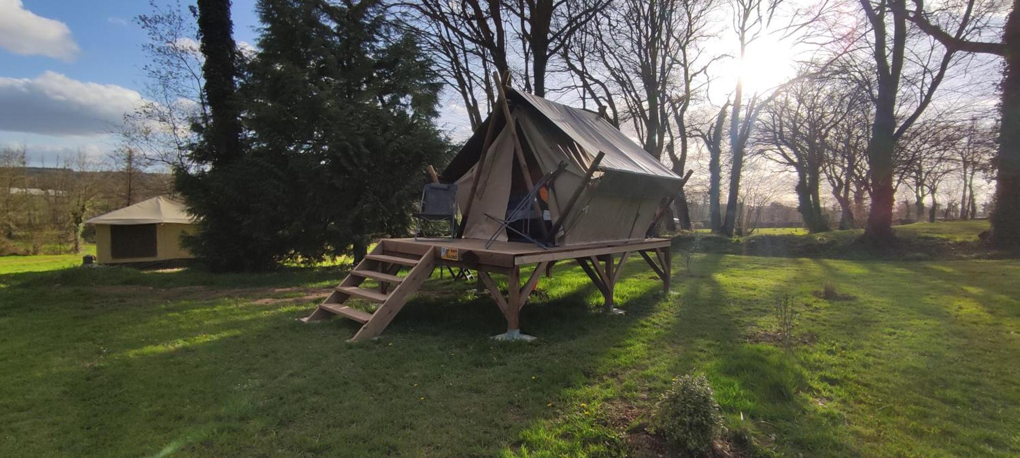 Camping Le Val Aux Fees - Broceliande Concoret Экстерьер фото