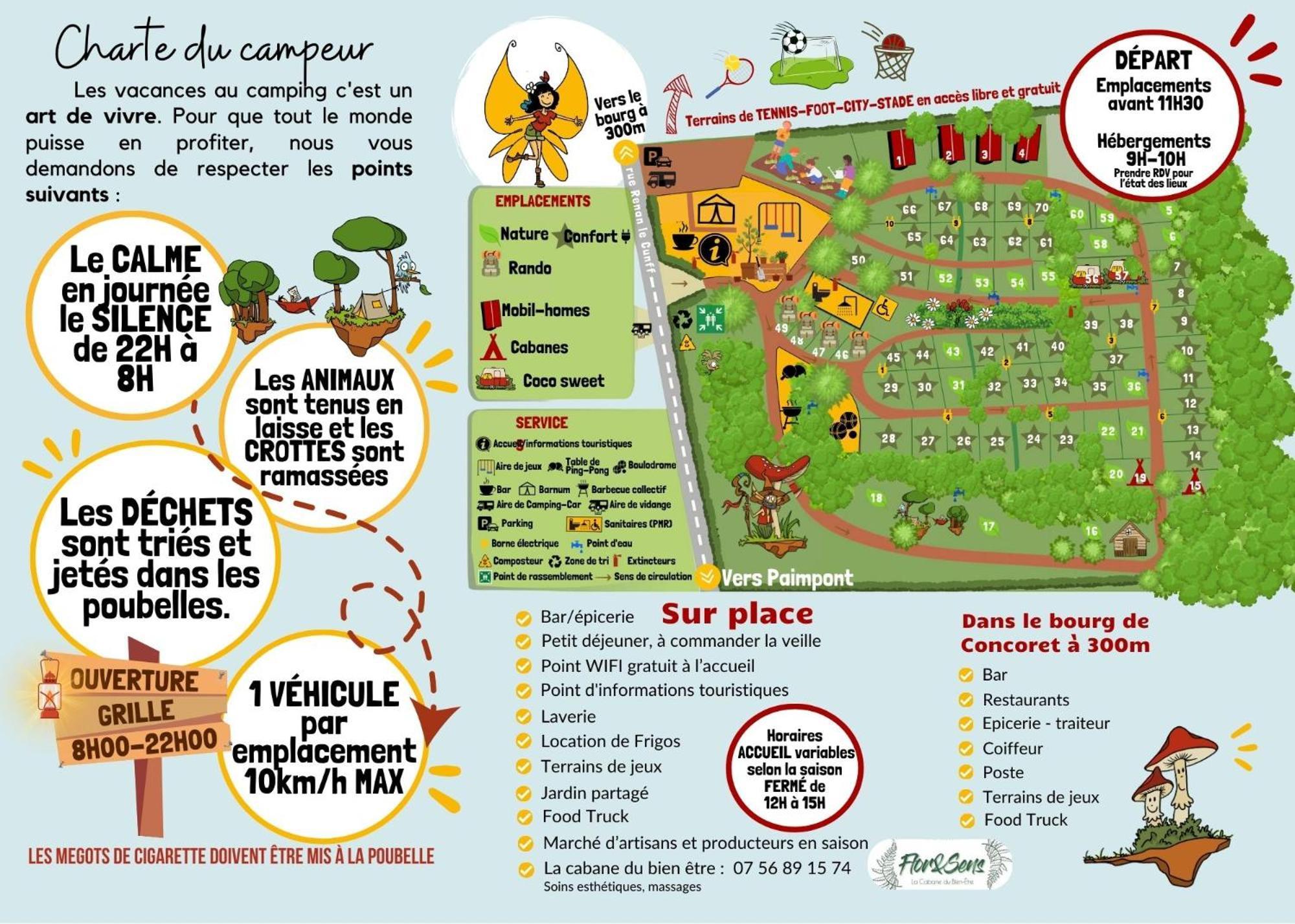 Camping Le Val Aux Fees - Broceliande Concoret Экстерьер фото